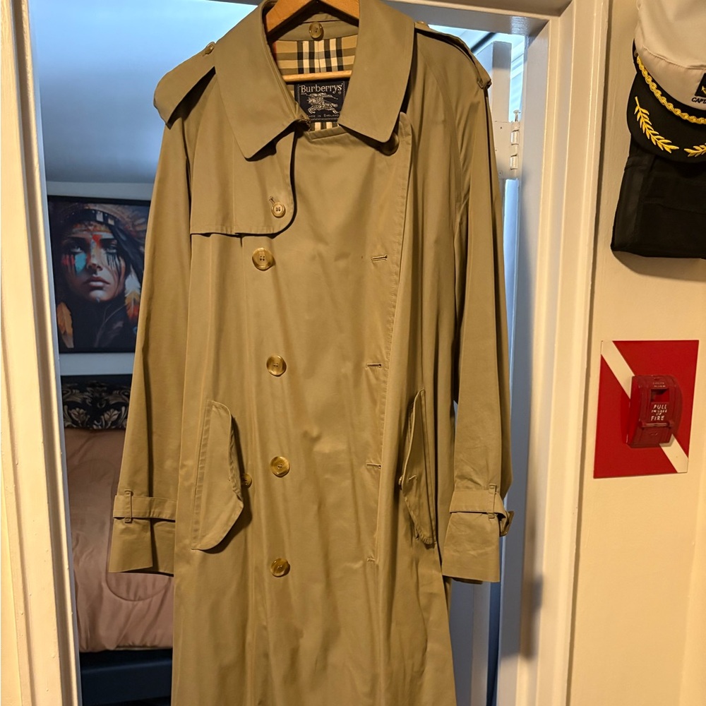 Vintage Burberry Trench Coat.